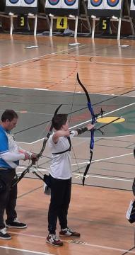 Mladi lokostrelci na tekmovanju