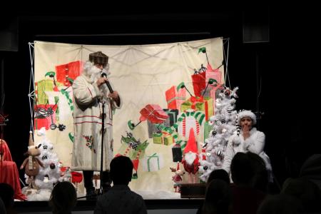 Obisk dedka Mraza na Mirni, foto JSKD OI Trebnje