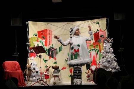 Obisk dedka Mraza na Mirni, foto JSKD OI Trebnje